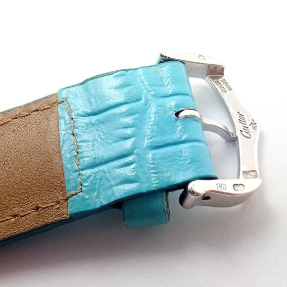 Authentic! Cartier 18k White Gold Pasha Pink Dial Miami Diamond Automatic Watch - Picture 7 of 12